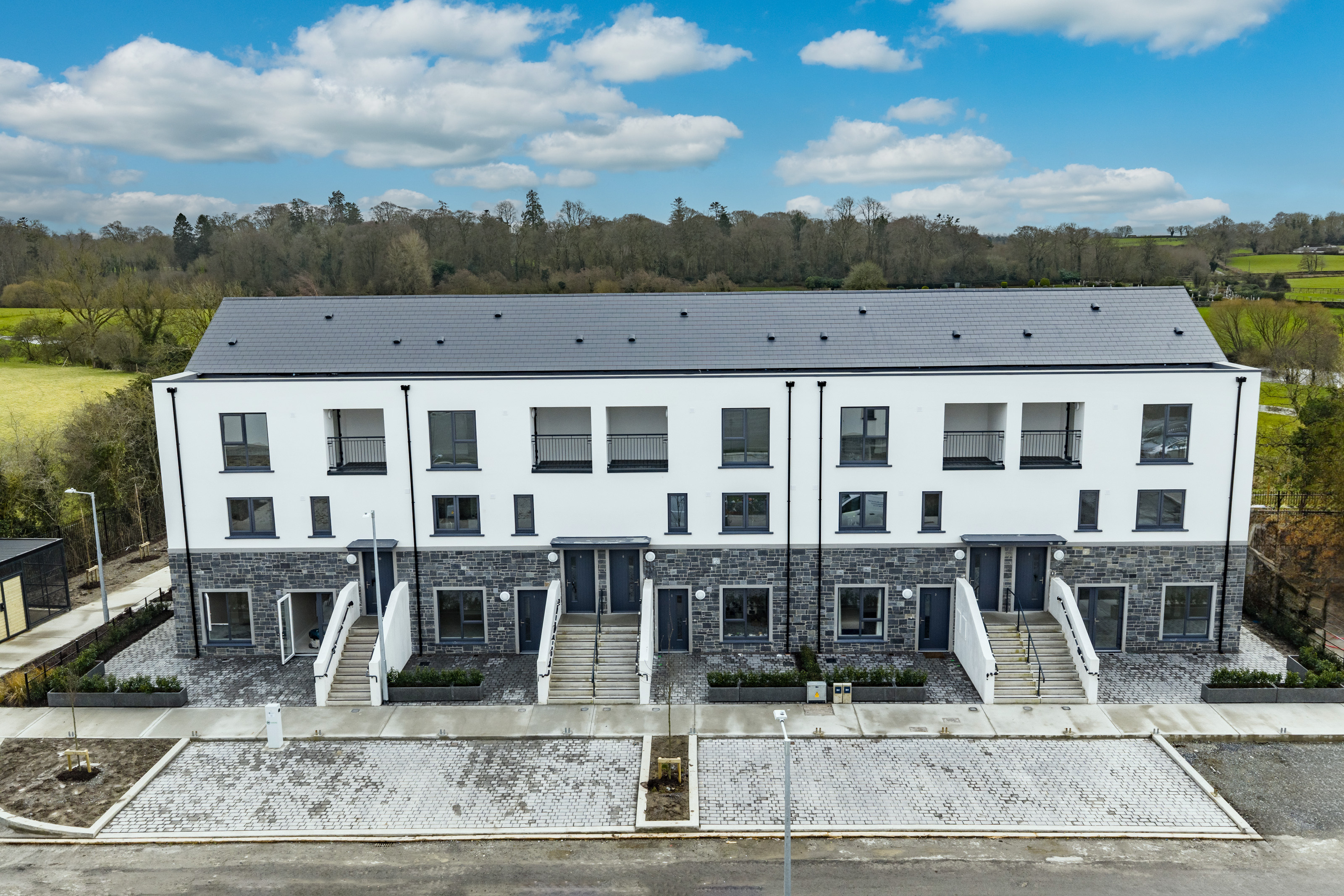 Riverside Manor aerial view